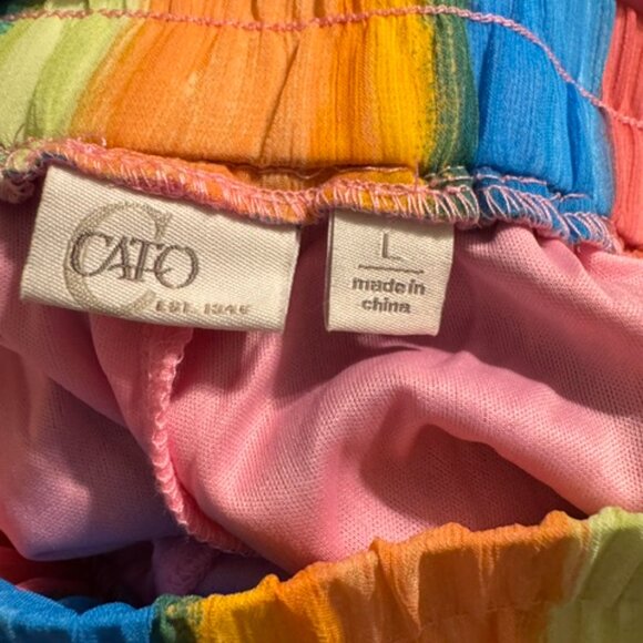 NWT SPRING/SUMMER/BEACH PALAZZO PANTS  SIZE: LARGE    #Y - Picture 8 of 8